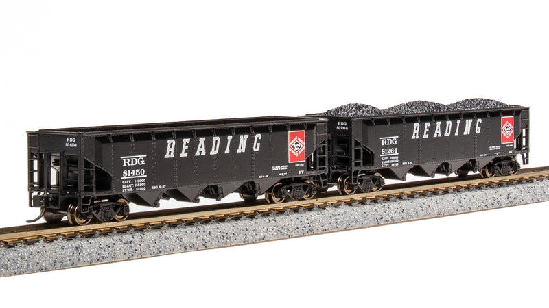 BLI 7436 ARA 70-Ton Quad Hopper, RDG, 4-pack (Fantasy Paint Scheme), N Scale