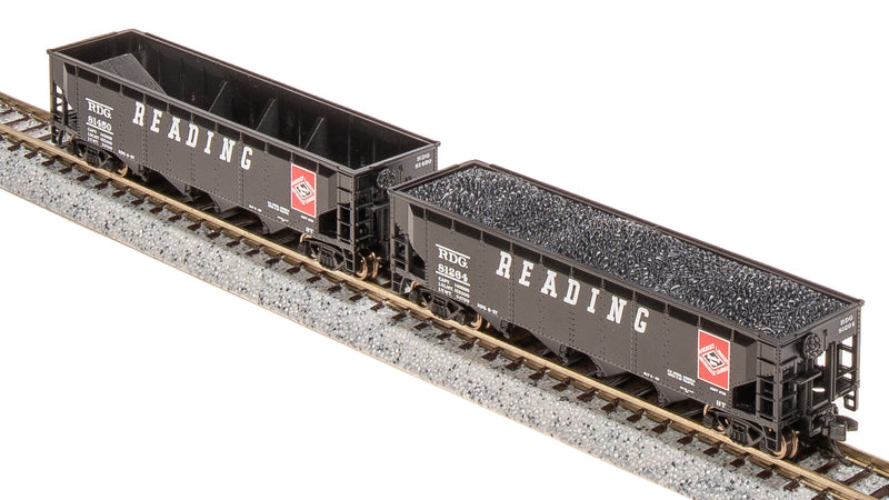 BLI 7436 ARA 70-Ton Quad Hopper, RDG, 4-pack (Fantasy Paint Scheme), N Scale