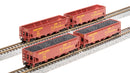 BLI 7438 ARA 70-Ton Quad Hopper, UP, 4-pack (Fantasy Paint Scheme), N Scale