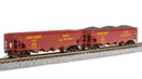 BLI 7438 ARA 70-Ton Quad Hopper, UP, 4-pack (Fantasy Paint Scheme), N Scale