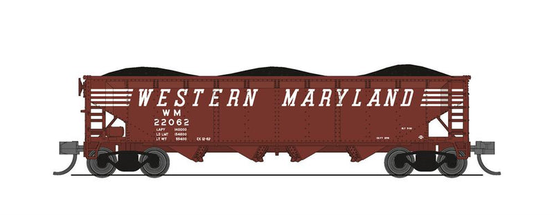 BLI 7439 ARA 70-Ton Quad Hopper, WM, 4-pack (Fantasy Paint Scheme), N Scale