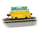 Bachmann 74402 Scale Test Weight Car - Ready to Run -- Burlington Northern 979006 (yellow, green), HO