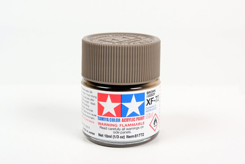 Tamiya 81772 ACRYLIC MINI XF-72 BROWN 10Ml Bottle