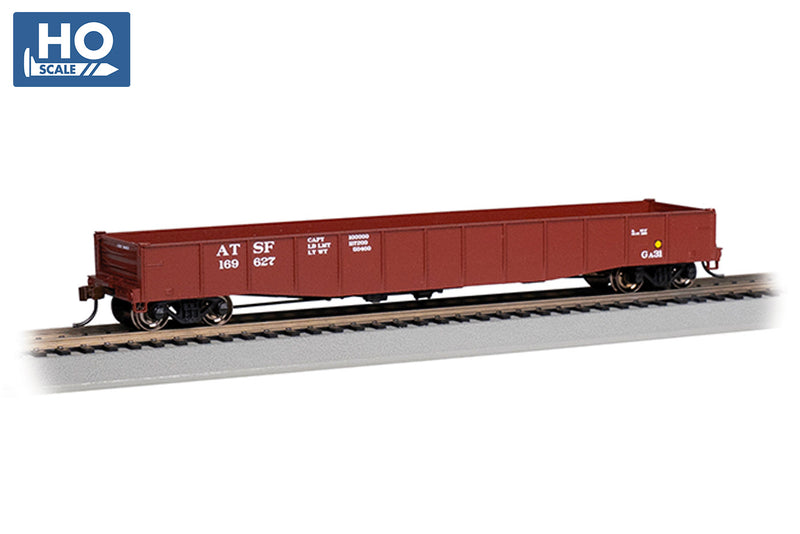 Bachmann 74801 50'6" DROP END GONDOLA - ATSF