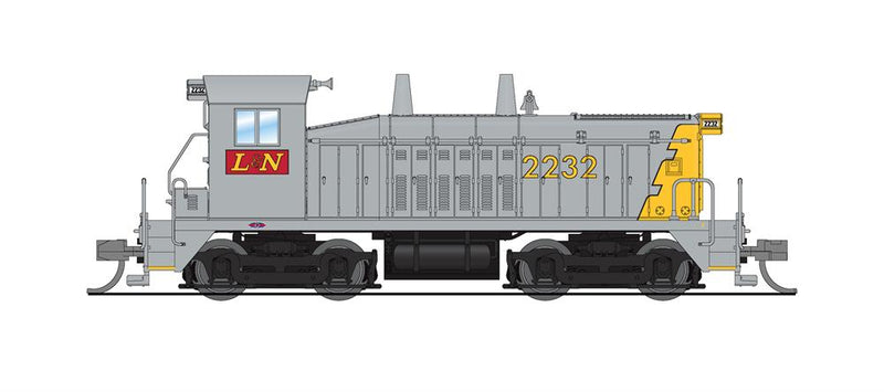 BLI 7516 EMD SW7, L&N 2232, Gray & Yellow, Paragon4 Sound/DC/DCC, N