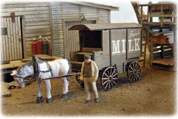 Bar Mills 752 MILK & ICE WAGON, HO