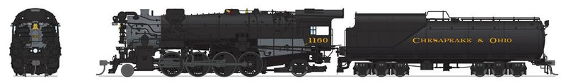 (Brass Hybrid) BLI 8184 Chesapeake & Ohio K-2 Mikado,