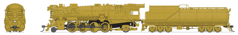 (Brass Hybrid) BLI 7600 Chesapeake & Ohio K-2 Mikado, Unlettered, Painted Brass, 16-VC Tender, Paragon4 Sound/DC/DCC, Smoke, HO