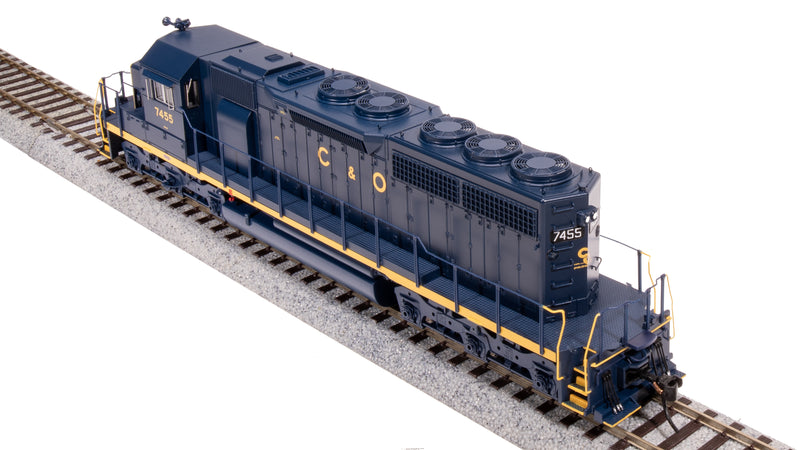 BLI 9033 EMD SD40, C&O 7462, Blue w/ Yellow, No-Sound / DCC-Ready, HO