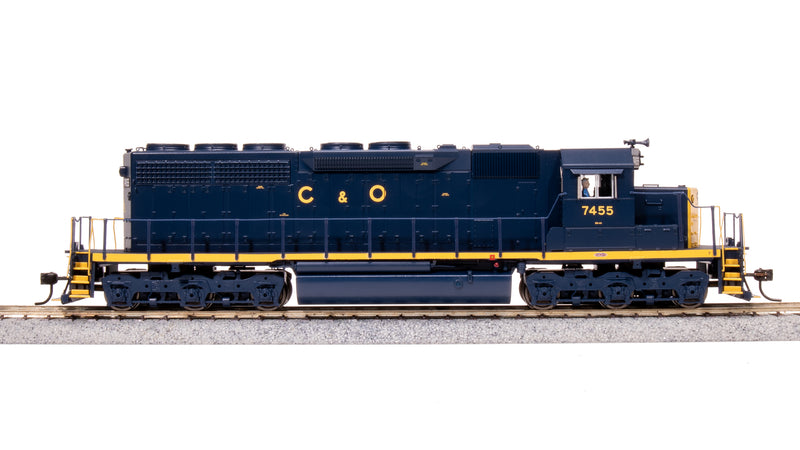 BLI 9033 EMD SD40, C&O 7462, Blue w/ Yellow, No-Sound / DCC-Ready, HO