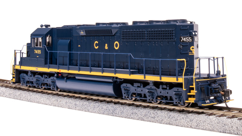 BLI 9033 EMD SD40, C&O 7462, Blue w/ Yellow, No-Sound / DCC-Ready, HO