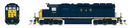 BLI 9033 EMD SD40, C&O 7462, Blue w/ Yellow, No-Sound / DCC-Ready, HO