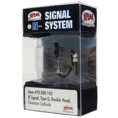 Atlas ATL70000103 Double-Head Type G Signal - All Scales Signal System, N Scale