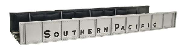 Atlas ATL898 Code 100 Plate Girder Bridge -- Southern Pacific (silver, black), HO Scale