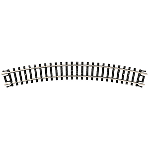 Atlas ATL2510 Curved Snap-Track(R) -- 9-3/4" Radius, Black Ties pkg(6), N Scale