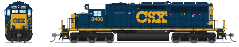 BLI 7641 EMD SD40, CSX 8413, YN3 Scheme, Paragon4 Sound/DC/DCC, HO