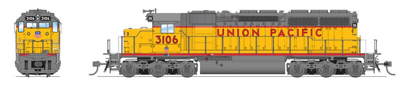 BLI 9048 EMD SD40, UP 3106, Yellow & Gray, No-Sound / DCC-Ready, HO