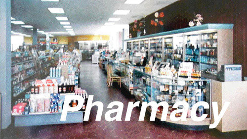 City Classics 1302 Picture Window Photo Interior - Pharmacy, HO Scale