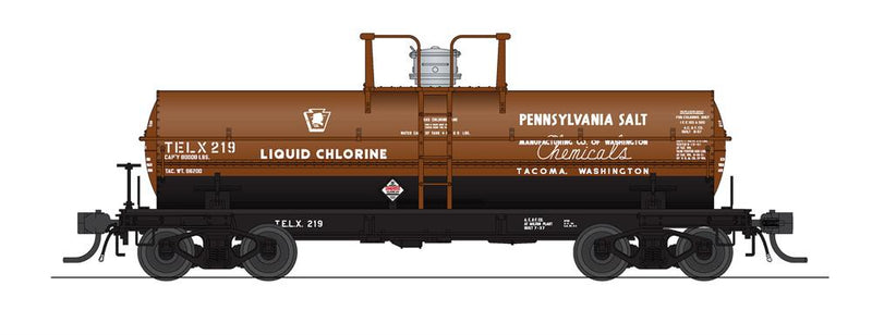 BLI 7665 6000 Gallon Tank, Early 1950's Variety 2-pack C, HO (Penn Salt, Solvay Process)