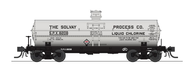 BLI 7665 6000 Gallon Tank, Early 1950's Variety 2-pack C, HO (Penn Salt, Solvay Process)