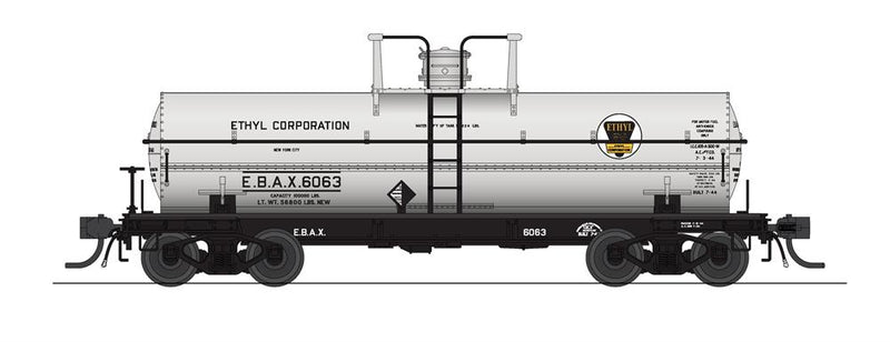 BLI 7666 6000 Gallon Tank, Late 1950's Variety 2-pack A, HO (Ethyl Corp, Wyandotte)