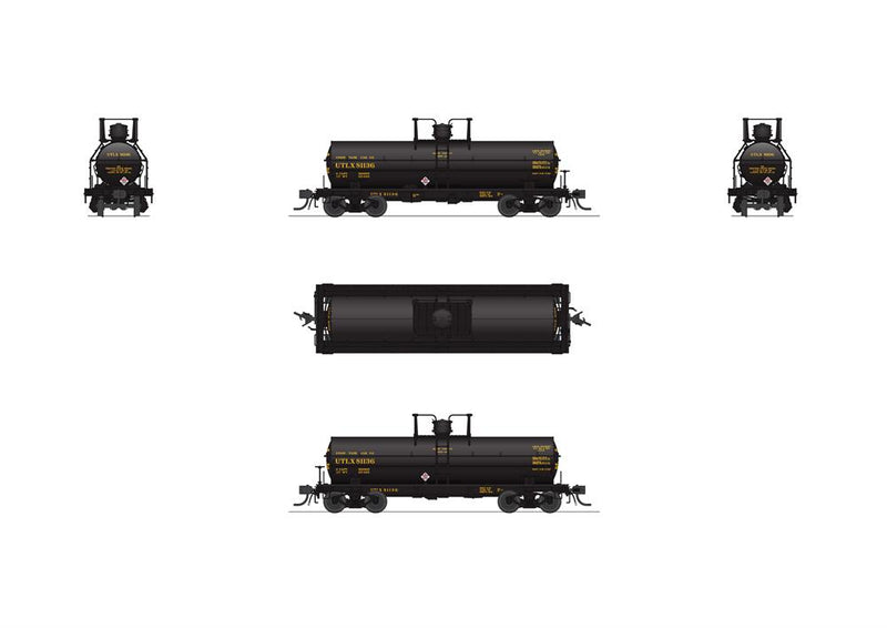 BLI 7668 6000 Gallon Tank, Late 1950's Variety 2-pack C, HO (UTLX, Penn Salt)