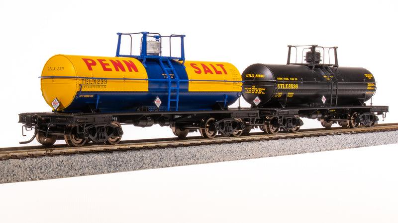 BLI 7668 6000 Gallon Tank, Late 1950's Variety 2-pack C, HO (UTLX, Penn Salt)