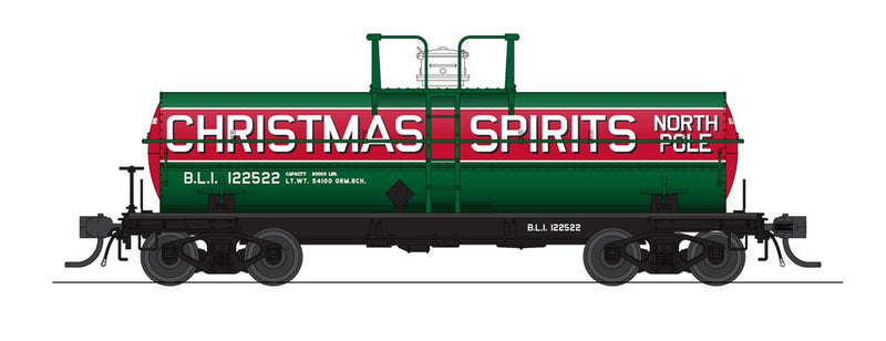 BLI 7679 6000 Gallon Tank, Christmas Paint Scheme, 2-pack, HO