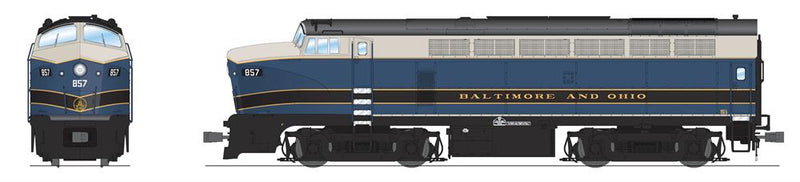 PREORDER  BLI 7694 RF-16 Sharknose A/B, B&O 857A/857X, As-Delivered, A-unit Paragon4 Sound/DC/DCC, Unpowered B, HO