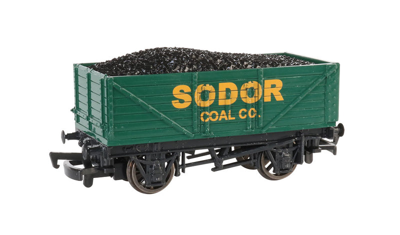 Bachmann 77002 Sodor Coal Co. Wagon with Load, HO Scale