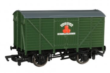 Bachmann 77012 Ventilated Van - Ready to Run - Thomas & Friends -- Sodor Fruit & Vegetable Co. (green), HO