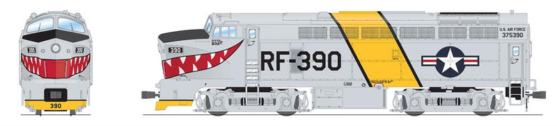 BLI 7710 RF-16 Sharknose A, USAF RF-390, Shark Fantasy Scheme, Paragon4 Sound/DC/DCC, HO (Fantasy Paint Scheme)