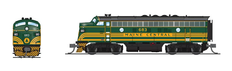 BLI 7734 EMD F3A, MEC 686, Green & Gold, Paragon4 Sound/DC/DCC, N