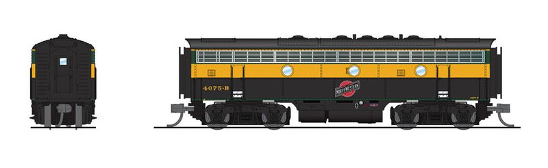 BLI 9077 EMD F7B, CNW 4075B, As-Delivered, No-Sound / DCC-Ready, N