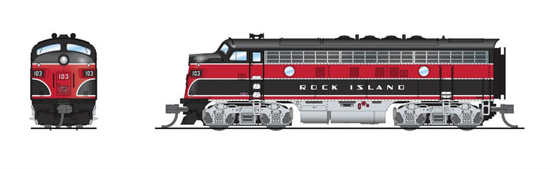 BLI 7769 EMD F7A, CRIP 115, Red/Black w/ Aluminum Trucks, Paragon4 Sound/DC/DCC, N