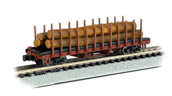 Bachmann 18351 ACF 40' Log Car -- 1906-1935 Version, N Scale