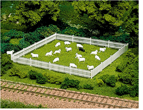 Atlas Model Railroad Co. 776 Picket Fence & Gate Kit, HO