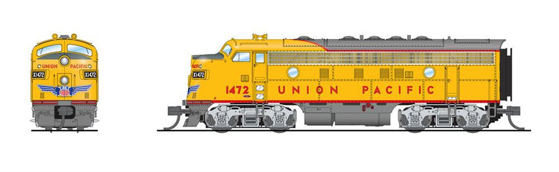 BLI 7783 EMD F7A, UP 1478, Yellow & Gray, Paragon4 Sound/DC/DCC, N