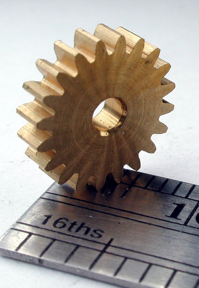 Northwest Short Line 77620-6 KMT Brass Tower Gears -- 20T, All Scales