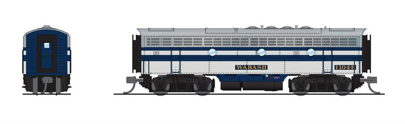 BLI 9099 EMD F7B, WAB 1104B, As-Delivered, No-Sound / DCC-Ready, N