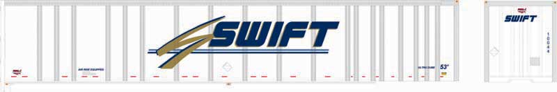 PREORDER Bowser 43298 HO 53' Platewall Highway Trailer - Assembled -- Swift