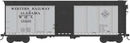 PREORDER Bowser 43180 HO 40' Single-Door Boxcar - Ready to Run -- Western Ry. Of Alabama