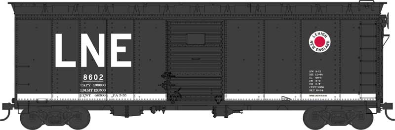 PREORDER Bowser 43160 HO 40' Single-Door Boxcar - Ready to Run -- Lehigh & New England