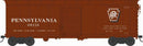 PREORDER Bowser 43333 HO X31A Single-Door Round Inset Roof Boxcar - Ready to Run -- Pennsylvania Railroad