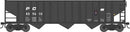 PREORDER Bowser 43482 HO 70-Ton 14-Panel 3-Bay Hopper - Ready to Run -- Penn Central