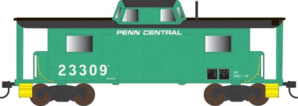 PREORDER Bowser 43408 HO PRR Class N8 Steel Center-Cupola Cabin Car (Caboose) - Ready to Run -- Penn Central