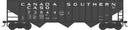 PREORDER Bowser 43447 HO 70-Ton 14-Panel 3-Bay Hopper - Ready to Run -- Canada Southern