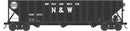 PREORDER Bowser 43531 HO 100-Ton 3-Bay Open Hopper - Ready to Run - Executive Line -- Norfolk & Western