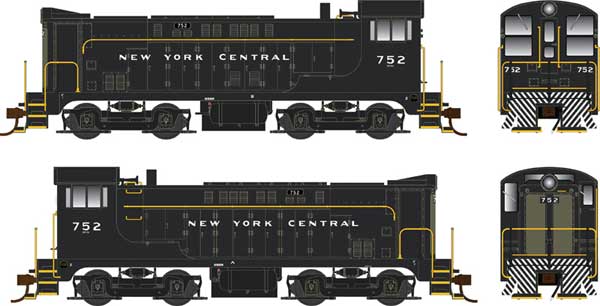 PREORDER Bowser 25500 HO Baldwin VO660 - Standard DC -- New York Central