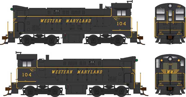 PREORDER Bowser 25516 HO Baldwin VO660 - LokSound 5 and DCC -- Western Maryland